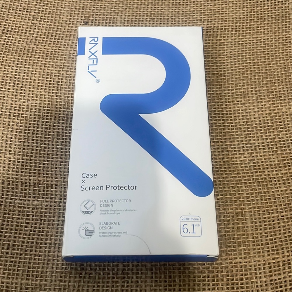 Raxfly Phone Case & Screen Protector Clear/Transparent for IPhone 12 Pro